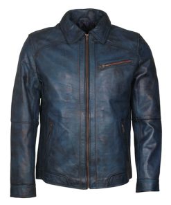 mens-blue-leather-jacket