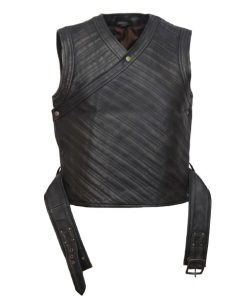 mens-black-leather-vest