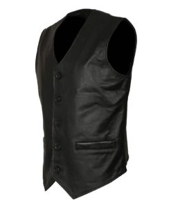 mens-motorcycle-leather-vest