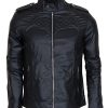 Batman Begins Bruce Wayne Cosplay Costume Leather Jacket