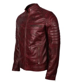 maroon-leather-jacket