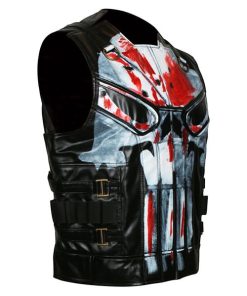 punisher-leather-vest