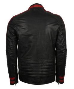red-stripes-leather-jacket