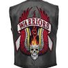 The New Warriors Motorcycle Leather Biker Vest