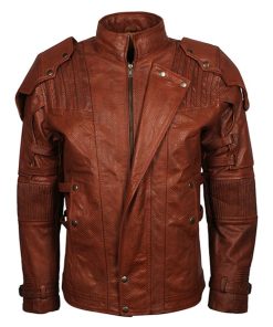 Guardians Of The Galaxy 2 Brown Leather Costume Jacket