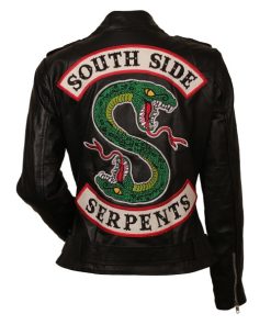 South Side Serpents Womens Biker Leather Jacket