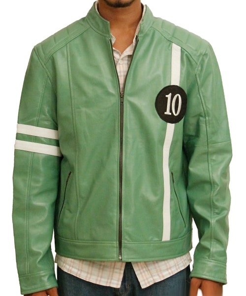 Ben 10 Alien Force Ryan Kelley Green Leather Jacket