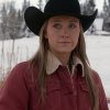 Heartland Season 14 Amy Fleming Red Shearling Jacket