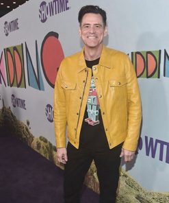 Jim Carrey Yellow Leather Jacket