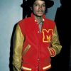 Michael Jackson Thriller M Logo Varsity Jacket