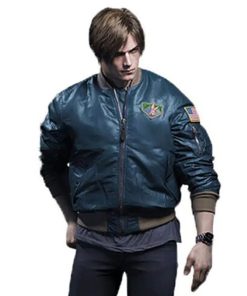 Resident Evil 4 Remake Leon Kennedy Blue Jacket
