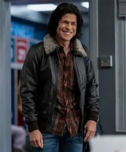 Ted Lasso Dani Rojas bomber Leather Jacket