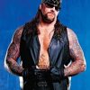 WWE The Undertaker Black Leather Vest