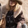 Yellowstone Beth Dutton Brown Wool Coat