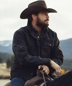 Yellowstone Rip Wheeler Cole Hauser Black Jacket