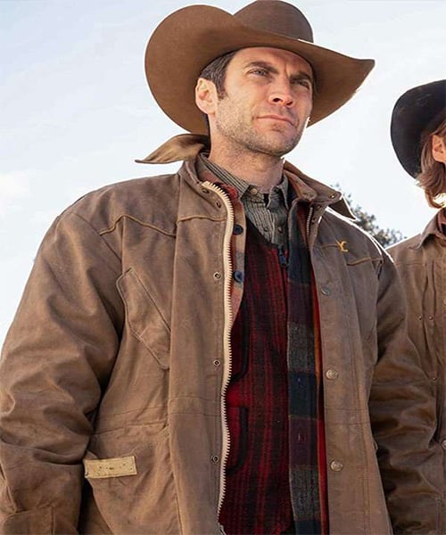 Yellowstone Jamie Dutton Wes Bentley Cowboy Jacket