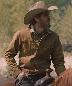 Yellowstone Lee Dutton Dave Annable Brown Jacket