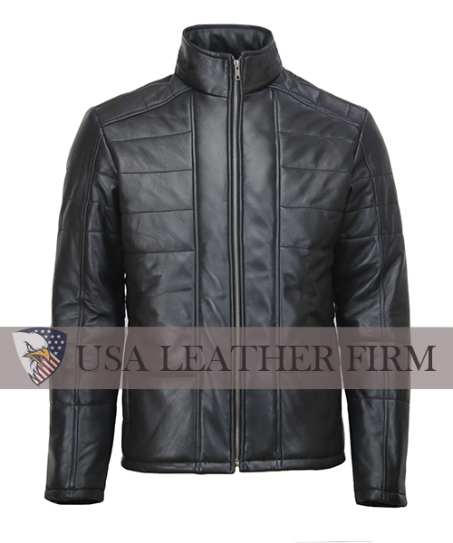 andrew-tate-black-puffer-leather-jacket