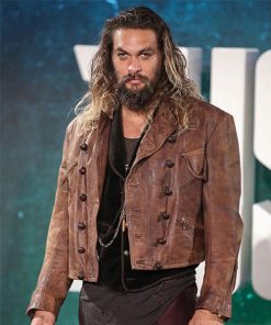 Jason Momoa Justice League Leather Jacket