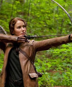 Katniss Everdeen Hunger Games Leather Jacket