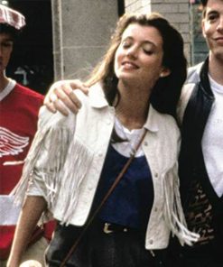 Mia Sarapochiello Ferris Buellers Day Off Leather Jacket