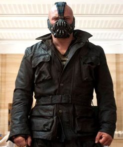 The Dark Knight Rises Tom Hardy Bane Leather Jacket