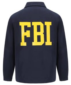 FBI Blue cotton jacket