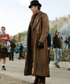 Hugh Jackman The Prestige Leather Long Coat