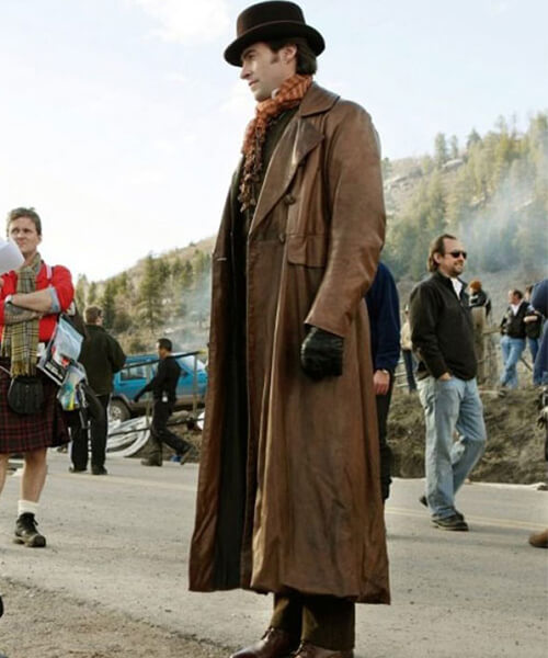 Hugh Jackman The Prestige Leather Long Coat