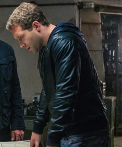 Jai Courtney Terminator Genisys Hooded Leather Jacket