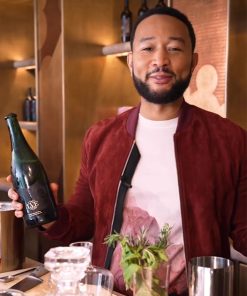 John Legend suede leather jacket