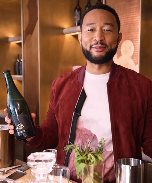 John Legend suede leather jacket