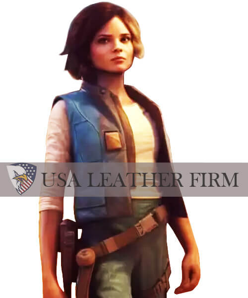 Kay Vess Star Wars Outlaws Leather Vest Cosplay Costume