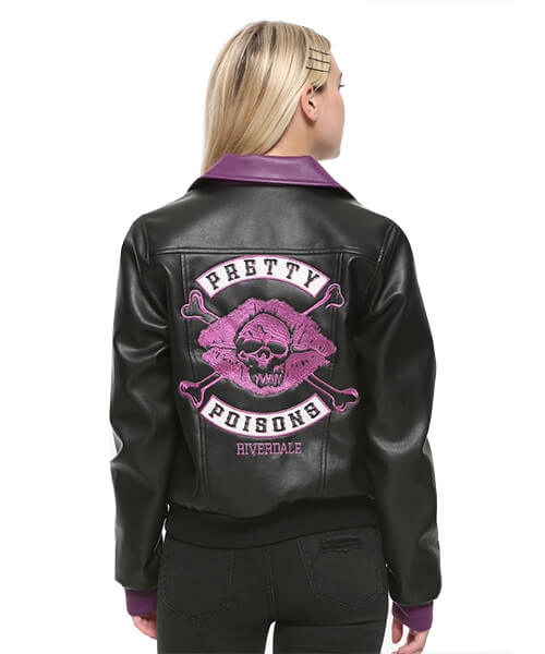 Riverdale Pretty Poisons Black Leather Jacket