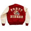San Francisco 49ers Red Varsity Bomber Jacket