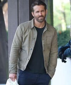 The Adam Project Ryan Reynolds Brown Jacket