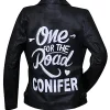Alex Turner One for The Road Conifer Black Leather Jacket