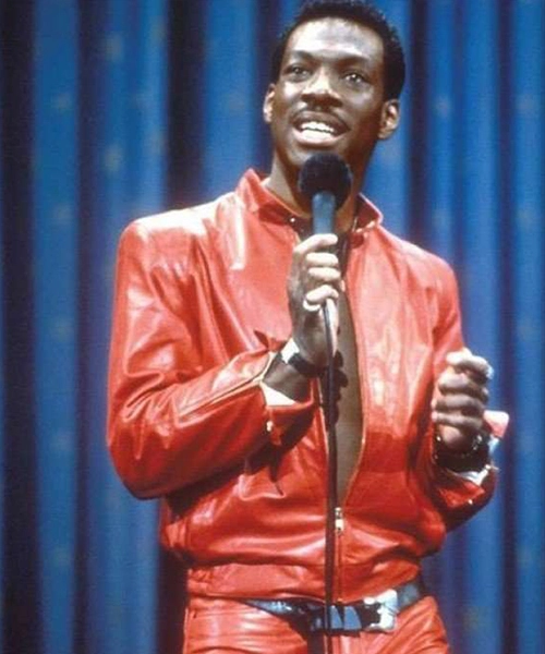 Eddie Murphy Red Leather Jacket