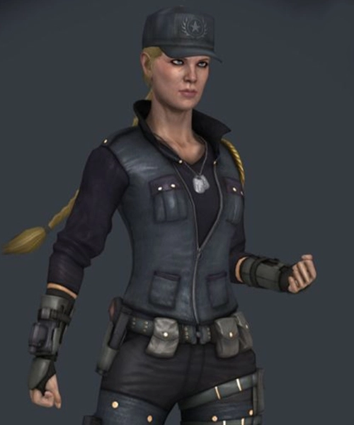 Mortal Kombat 11 Sonya Blade Leather Vest