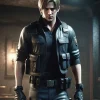 Resident Evil 4 Remake Leon Kennedy Leather Vest