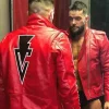 WWE Finn Balor Red Leather Jacket