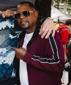 Martin Lawrence maroon tracksuit