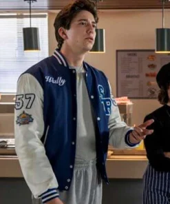 School Spirits 2023 Wally Clark Blue Varsity Jacket