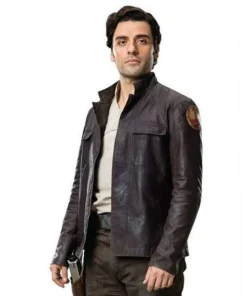 Star Wars The Last Jedi Brown Leather Jacket