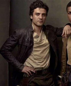the Last Jedi brown leather jacket