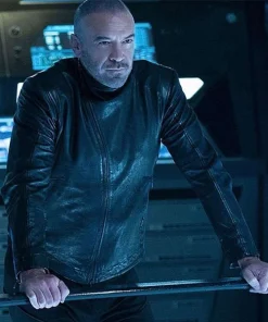 Leland Star Trek Discovery Black Leather Jacket