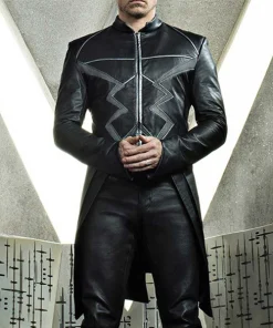 Black Bolt Inhumans Costume Leather Jacket