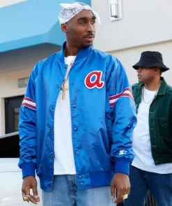 Demetrius Shipp Jr All Eyez on Me Bomber Jacket