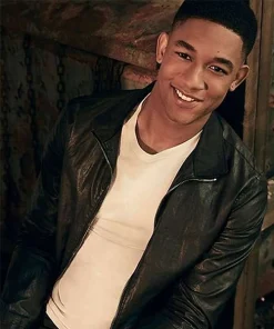 Legacies Rafael Waithe Black Leather Jacket