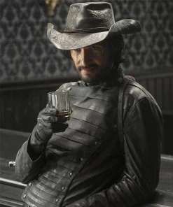 Rodrigo Santoro Westworld Black Leather Jacket